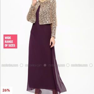 NEW WITH TAGS Modanisa Modest Evening Two Piece Dress